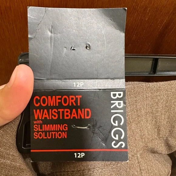 Briggs New York Brown Straight Leg Pants - Picture 3 of 4